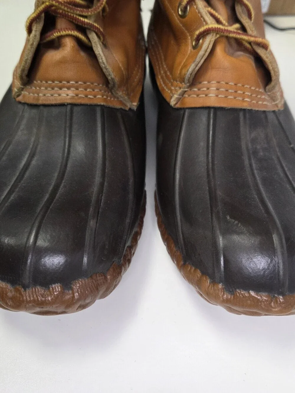 VTG L.L. Bean Maine Hunting Boots Shoes Men's Size 11 M Made In USA 8 EYELET